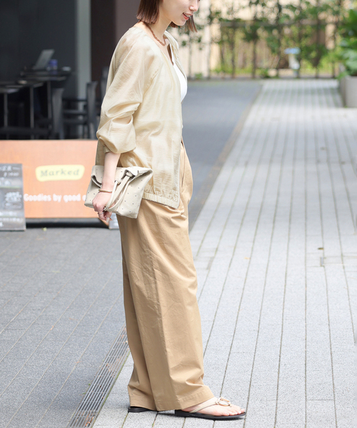 JOURNAL STANDARD relume（ジャーナルスタンダード　レリューム）の「シアージップブルゾン（その他アウター・レディース・ブラック/ベージュ・FREE）」の13枚目の写真