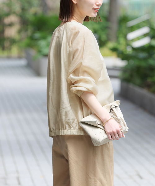 JOURNAL STANDARD relume（ジャーナルスタンダード　レリューム）の「シアージップブルゾン（その他アウター・レディース・ブラック/ベージュ・FREE）」の17枚目の写真