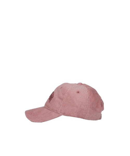 GANNI: Pink Corduroy Cap | SSENSE