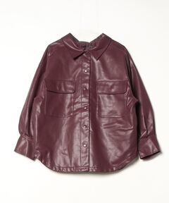 フェイクレザー ボンバージャケット TINA：JOJUN（その他