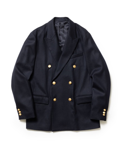 MR.OLIVE（ミスターオリーブ）の「PREMIUM WOOL SAXONY / BOUBLE BREASTED BLAZER（テーラードジャケット・メンズ・ネイビー・SMALL/MEDIUM/LARGE）」の6枚目の写真