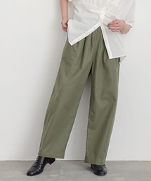 n'OrLABEL（ノアールレーベル）の「【機能素材】『綿麻混バレルレッグパンツ』（その他パンツ）」