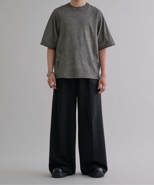 epnok(エプノック)の「ウォッシュシームルーズ半袖Tee(Tシャツ/カットソー・メンズ・ブラック/アッシュグレー・SMALL/MEDIUM/LARGE)」の8枚目の写真
