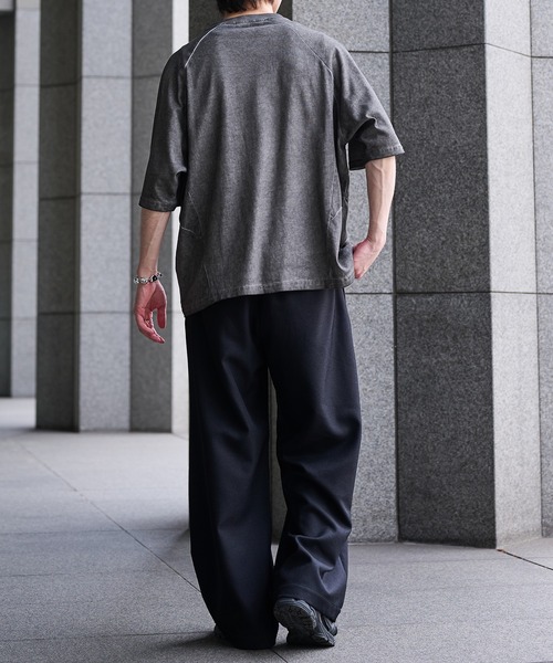 epnok(エプノック)の「ウォッシュシームルーズ半袖Tee(Tシャツ/カットソー・メンズ・ブラック/アッシュグレー・SMALL/MEDIUM/LARGE)」の11枚目の写真