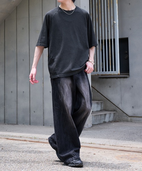 epnok(エプノック)の「ウォッシュシームルーズ半袖Tee(Tシャツ/カットソー・メンズ・ブラック/アッシュグレー・SMALL/MEDIUM/LARGE)」の20枚目の写真