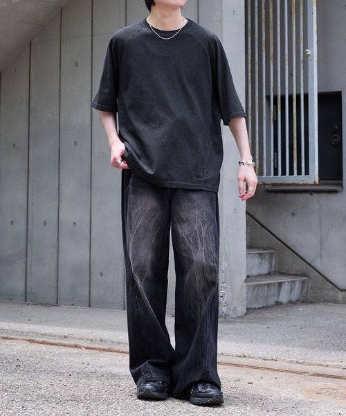 epnok(エプノック)の「ウォッシュシームルーズ半袖Tee(Tシャツ/カットソー・メンズ・ブラック/アッシュグレー・SMALL/MEDIUM/LARGE)」の17枚目の写真