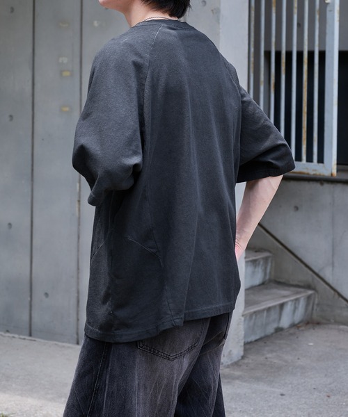 epnok(エプノック)の「ウォッシュシームルーズ半袖Tee(Tシャツ/カットソー・メンズ・ブラック/アッシュグレー・SMALL/MEDIUM/LARGE)」の14枚目の写真