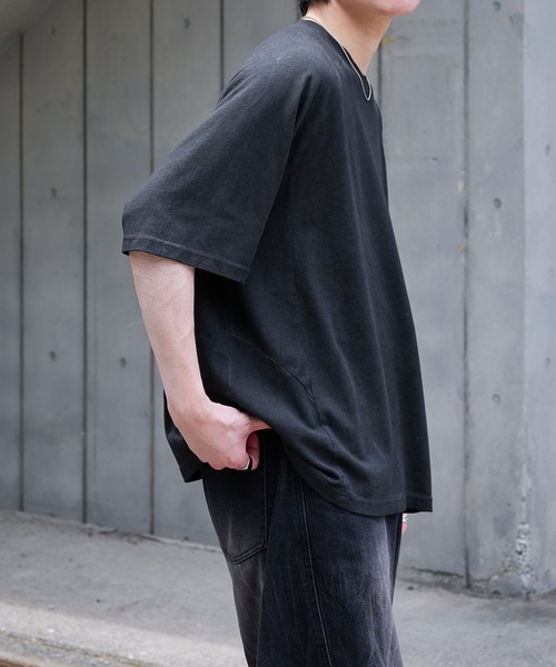 epnok(エプノック)の「ウォッシュシームルーズ半袖Tee(Tシャツ/カットソー・メンズ・ブラック/アッシュグレー・SMALL/MEDIUM/LARGE)」の15枚目の写真