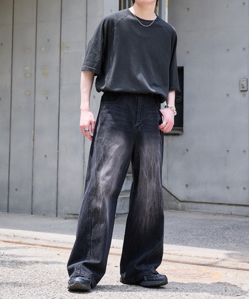 epnok(エプノック)の「ウォッシュシームルーズ半袖Tee(Tシャツ/カットソー・メンズ・ブラック/アッシュグレー・SMALL/MEDIUM/LARGE)」の16枚目の写真