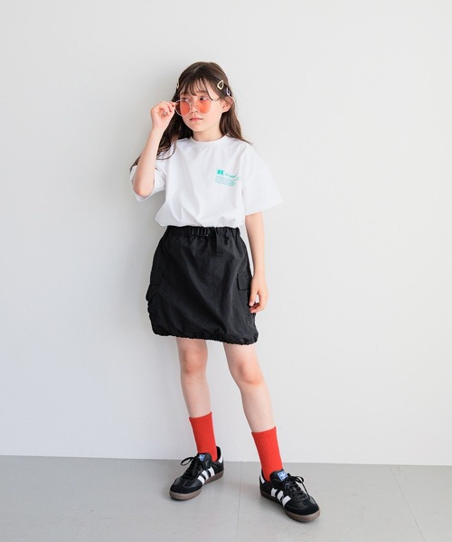 Russell Athletic（ラッセルアスレティック）の「【RUSSELL ATHLETIC】別注ドライパワーTシャツ(KIDS)（Tシャツ/カットソー・キッズ・ネイビー/チャコール/カーキ/ホワイト・130cm/120cm/150cm/140cm）」の7枚目の写真