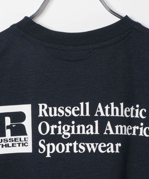 Russell Athletic（ラッセルアスレティック）の「【RUSSELL ATHLETIC】別注ドライパワーTシャツ(KIDS)（Tシャツ/カットソー・キッズ・ネイビー/チャコール/カーキ/ホワイト・130cm/120cm/150cm/140cm）」の16枚目の写真