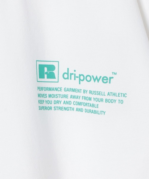 Russell Athletic（ラッセルアスレティック）の「【RUSSELL ATHLETIC】別注ドライパワーTシャツ(KIDS)（Tシャツ/カットソー・キッズ・ネイビー/チャコール/カーキ/ホワイト・130cm/120cm/150cm/140cm）」の13枚目の写真