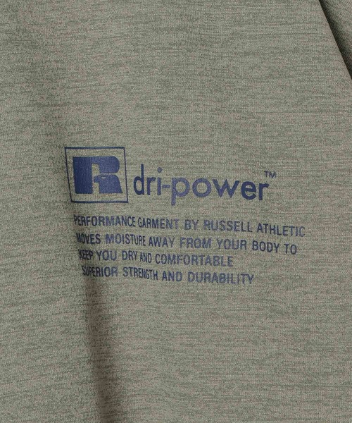 Russell Athletic（ラッセルアスレティック）の「【RUSSELL ATHLETIC】別注ドライパワーTシャツ(KIDS)（Tシャツ/カットソー・キッズ・ネイビー/チャコール/カーキ/ホワイト・130cm/120cm/150cm/140cm）」の9枚目の写真