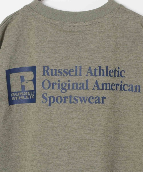 Russell Athletic（ラッセルアスレティック）の「【RUSSELL ATHLETIC】別注ドライパワーTシャツ(KIDS)（Tシャツ/カットソー・キッズ・ネイビー/チャコール/カーキ/ホワイト・130cm/120cm/150cm/140cm）」の8枚目の写真