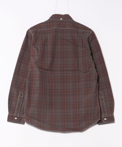 B.I.D.(ビーアイディー)の「《KATO(カトー)》172 チビエリBDシャツ(シャツ/ブラウス・メンズ・ブラウン系1・S/XS)」の2枚目の写真