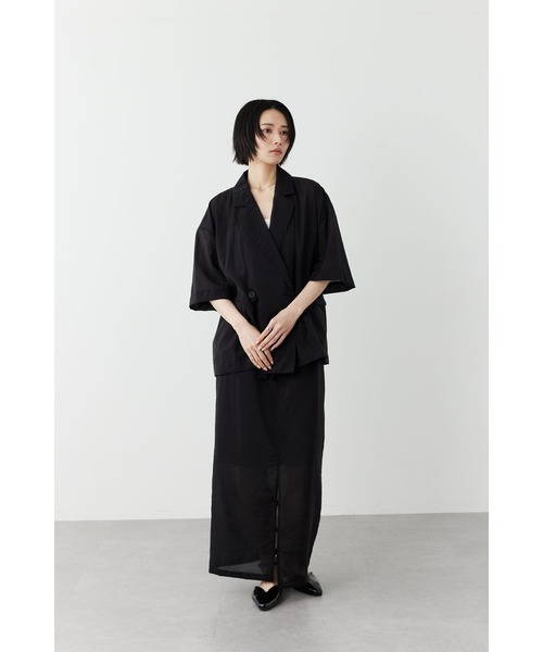 soe ready to wear リバーシブルテーラードジャケット ブラック soe ready to wear リバーシブルテーラードジャケット ブラック