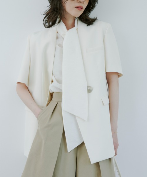 anuans（アニュアンス）の「【ZOZO限定カラー】シアールーバンブラウス（シャツ/ブラウス・レディース・ブラウン/ベージュ/サックスブルー/ブラック/アイボリー・FREE）」の11枚目の写真