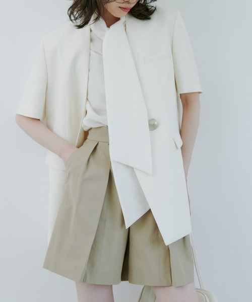 anuans（アニュアンス）の「【ZOZO限定カラー】シアールーバンブラウス（シャツ/ブラウス・レディース・ブラウン/ベージュ/サックスブルー/ブラック/アイボリー・FREE）」の12枚目の写真