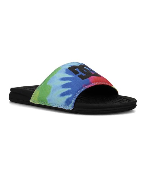 DC（ディーシー）の「DC/ディーシー キッズ サンダル スライド BOLSA DK251091（サンダル・キッズ・マルチ/ブラック×ベージュ・18.0cm/19.0cm/20.0cm/21.0cm/22.0cm/23.0cm/24.0cm/17.0cm）」の2枚目の写真