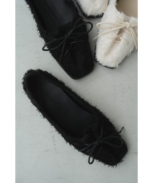 Knuth Marf（クヌースマーフ）の「2way fringe pumps（パンプス・レディース・ブラック/アイボリー・23/24）」の7枚目の写真