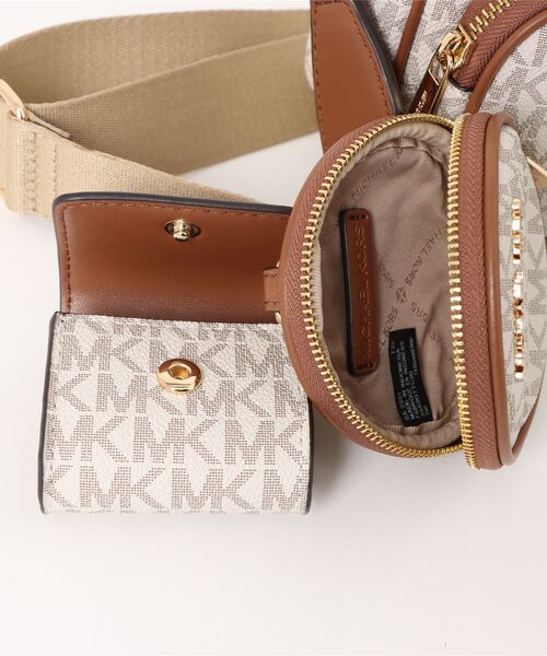 限定セール！☆Michael Kors JET SET クロスボディ キャンバス NEW face☆Michael Kors JET SET クロスボディ (Michael Kors