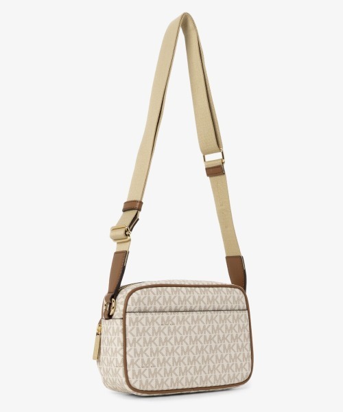 MICHAEL KORS(マイケルコース)の「JET SET ITEM ポケット クロスボディ ウィズ アタッチ ミディアム - MKシグネチャー(ショルダーバッグ・レディース・ホワイト系・FREE)」の9枚目の写真