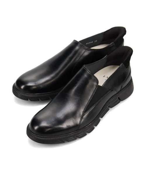 LANVIN en Bleu（ランバンオンブルー）の「【Quick Fit搭載】ランバンオンブルー LANVIN en Bleu スリッポンカジュアルシューズ　86580（スニーカー・メンズ・ネイビー/ホワイト/ブラック・27cm/26.5cm/26cm/25.5cm/25cm/24.5cm）」の2枚目の写真