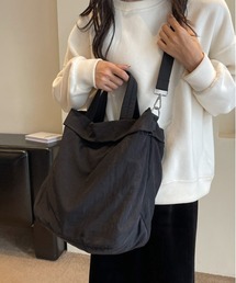 folka（フォルカ）の「5E27 2WAYソフトトート ショルダー 通学 マザーズバッグ A4対応 大容量（ショルダーバッグ）」