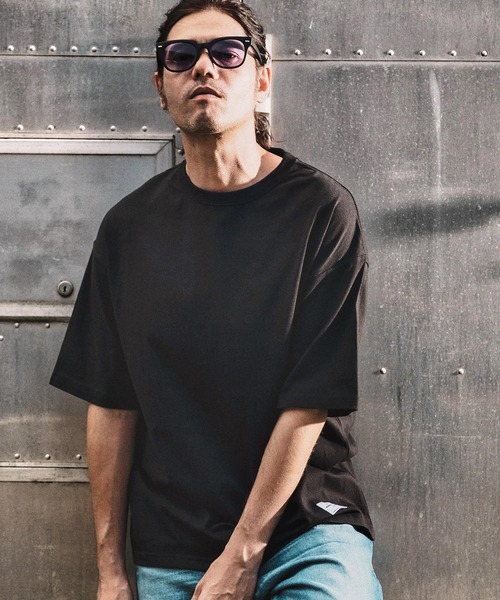 WONDER WALL MOTEL(ワンダーウォールモーテル)の「mt9820- OVER SIZE MUJI T Tシャツ(Tシャツ/カットソー・メンズ・カーキ/ホワイト/ネイビー/ブラック・S/M/L/XL)」の2枚目の写真