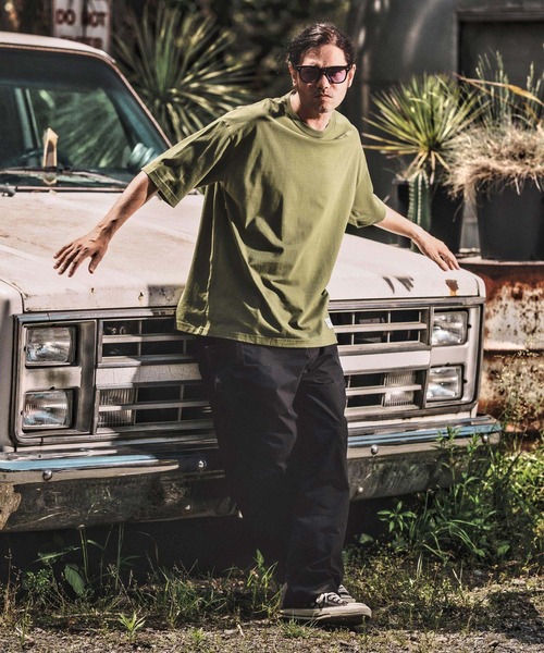 WONDER WALL MOTEL(ワンダーウォールモーテル)の「mt9820- OVER SIZE MUJI T Tシャツ(Tシャツ/カットソー・メンズ・カーキ/ホワイト/ネイビー/ブラック・S/M/L/XL)」の21枚目の写真