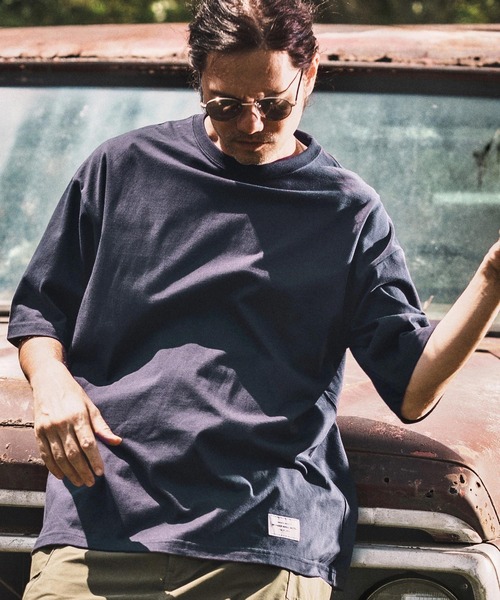 WONDER WALL MOTEL(ワンダーウォールモーテル)の「mt9820- OVER SIZE MUJI T Tシャツ(Tシャツ/カットソー・メンズ・カーキ/ホワイト/ネイビー/ブラック・S/M/L/XL)」の17枚目の写真