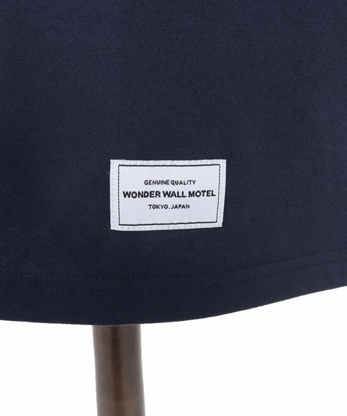 WONDER WALL MOTEL(ワンダーウォールモーテル)の「mt9820- OVER SIZE MUJI T Tシャツ(Tシャツ/カットソー・メンズ・カーキ/ホワイト/ネイビー/ブラック・S/M/L/XL)」の6枚目の写真