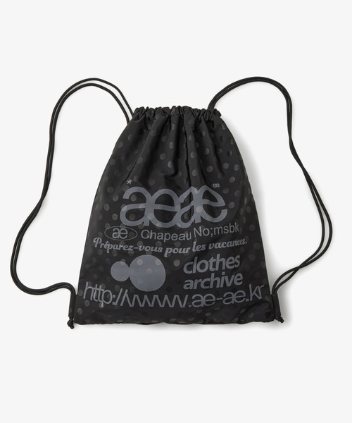 aeae WEB LOGO DOT GYM SACK リュック バックパック WEB LOGO DOT GYM SACK(バックパック/リュック)|aeae
