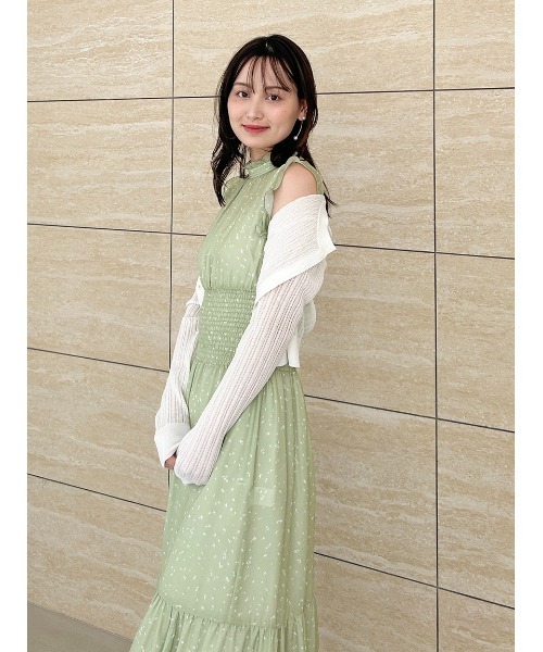 セール】ノースリーブプリントワンピース（ワンピース）｜SNIDEL  