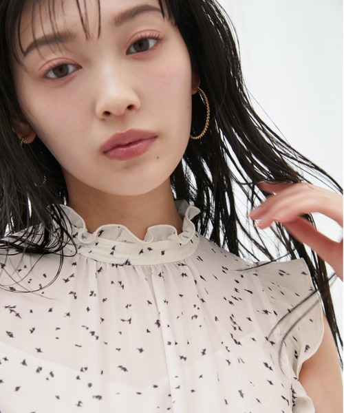 セール】ノースリーブプリントワンピース（ワンピース）｜SNIDEL