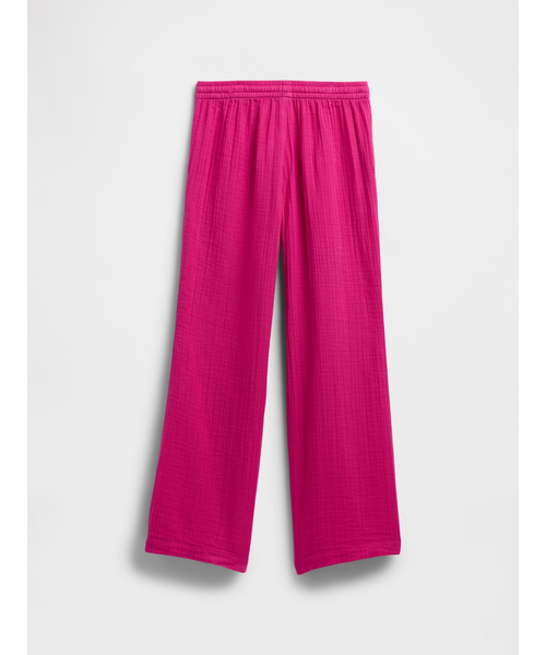 GAP（ギャップ）の「プルオン ワイド ガーゼパンツ (キッズ)（その他パンツ・キッズ・ピンク・110cm/120cm/130cm/140cm/150cm/160cm）」の2枚目の写真