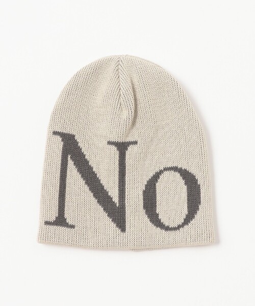 cabaret poval(キャバレーポバール)の「Cabaret Poval / No Beanie(ニットキャップ/ビーニー・メンズ・ベージュ/ブラック・ONE SIZE)」の4枚目の写真