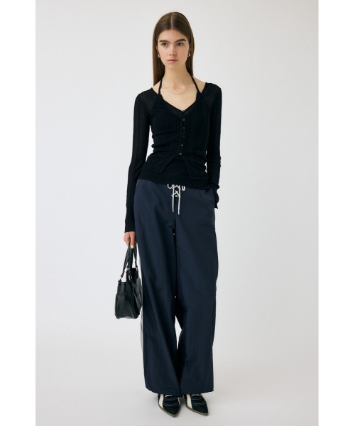 MOUSSY(マウジー)の「SHEER CABLE カーディガン(カーディガン/ボレロ・レディース・ホワイト/レッド/ブラック・FREE)」の17枚目の写真
