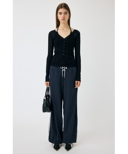 MOUSSY(マウジー)の「SHEER CABLE カーディガン(カーディガン/ボレロ・レディース・ホワイト/レッド/ブラック・FREE)」の15枚目の写真