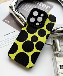 NOLITA LABORATORY(ノリータラボラトリー)の【 NOLITA / ノリータ 】 ビビッドカラー イエロー ドット アイフォンカバー アイフォンケース iPhone 7 / 8 / SE2 /SE3 / 13 / 13pro / 14 / 14pro / 15 / 15pro / 16 / 16pro / 17 / 17pro(スマホケース/カバー)