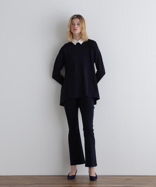LE PHIL(ルフィル)の「◆ダブルジャガードニットパンツ(その他パンツ・レディース・ブラック/ネイビー/ボルドー・0/1)」の10枚目の写真