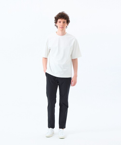 MACKINTOSH PHILOSOPHY(マッキントッシュ フィロソフィー)の「COOLDOTS フロントコンビTシャツ(Tシャツ/カットソー・メンズ・ライトベージュ/ダークネイビー/ホワイト・40/38)」の5枚目の写真