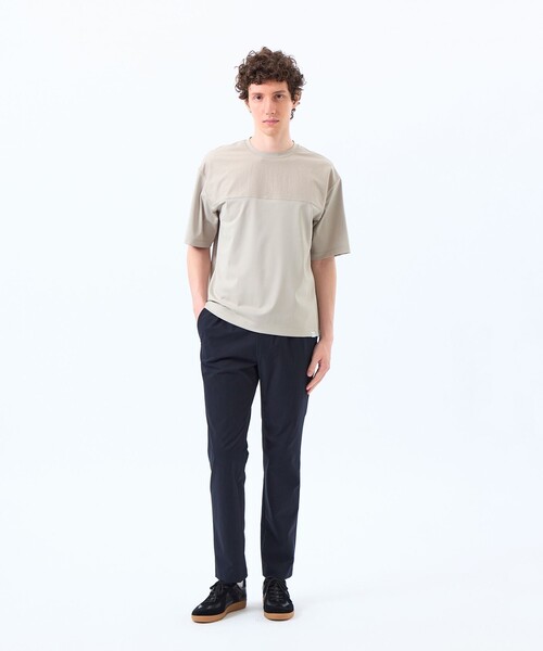 MACKINTOSH PHILOSOPHY(マッキントッシュ フィロソフィー)の「COOLDOTS フロントコンビTシャツ(Tシャツ/カットソー・メンズ・ライトベージュ/ダークネイビー/ホワイト・40/38)」の7枚目の写真