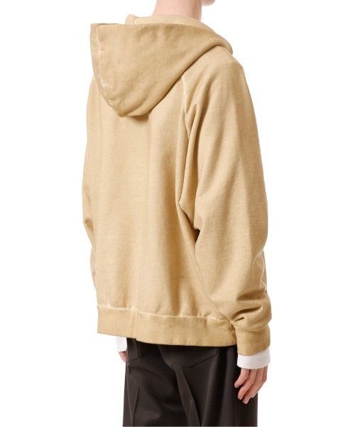 VEIN (ヴェイン)の「ジャンベルカテリー コールドダイド スリットフーディー / JUMBERCA TERRY COLD DYED SLIT HOODIE(パーカー・メンズ・グレー/ライトイエロー・3/2/1)」の5枚目の写真