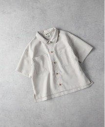 【Refurbish】胸ポケット付きワイド半袖シャツ