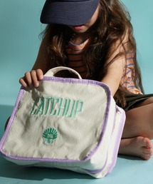 Catchup（ケチャップ）の「【Catchup】サッカーストライプフック付き収納ポーチ（ポーチ）」