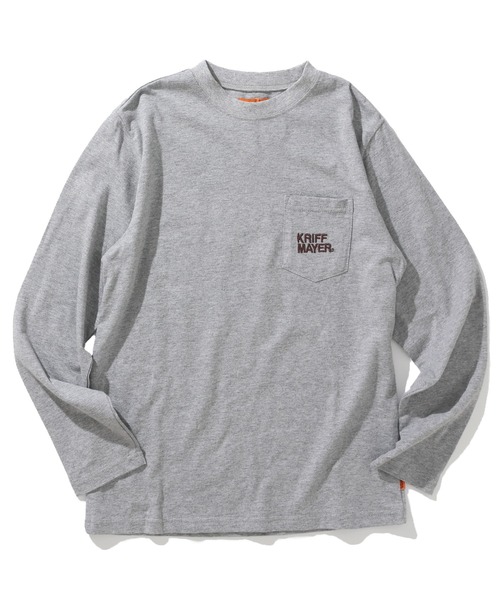 KRIFF MAYER Kid's Collection（クリフメイヤーキッズコレクション）の「【綿100％】外遊びイラストロンT(ロゴ)（Tシャツ/カットソー・キッズ・ブラック/グレー/オフホワイト/ブルー/ライトグリーン/オレンジ・120/130/140/150/160/170）」の8枚目の写真