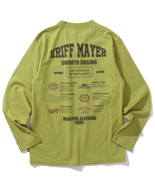 KRIFF MAYER Kid's Collection（クリフメイヤーキッズコレクション）の「【綿100％】外遊びイラストロンT(ロゴ)（Tシャツ/カットソー・キッズ・ブラック/グレー/オフホワイト/ブルー/ライトグリーン/オレンジ・120/130/140/150/160/170）」の15枚目の写真