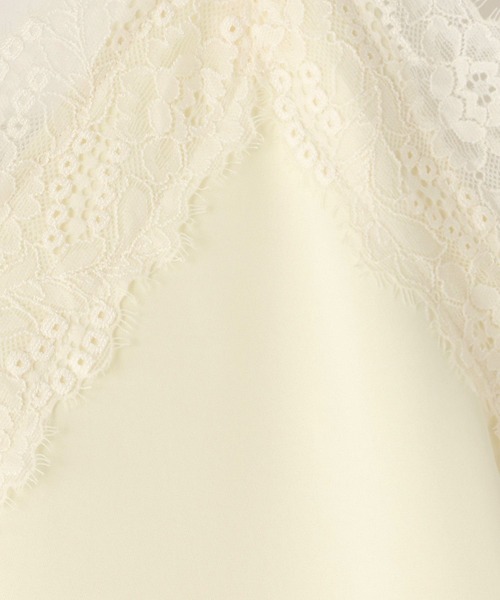 LOWRYS FARM（ローリーズファーム）の「ランジェリーキャミＣＨ　 572465（キャミソール・レディース・ブラック/アイボリー・FREE）」の17枚目の写真