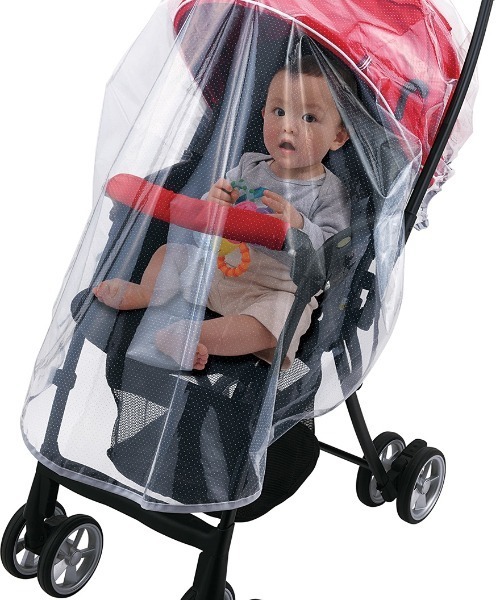 BACKYARD FAMILY(バックヤードファミリー)の「Daiya ダイヤ サッとおでかけレインカバー(ベビーカー/ベビーカー用品・キッズ・クリア・FREE)」の3枚目の写真
